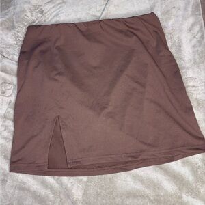 Tight Brown Skirt